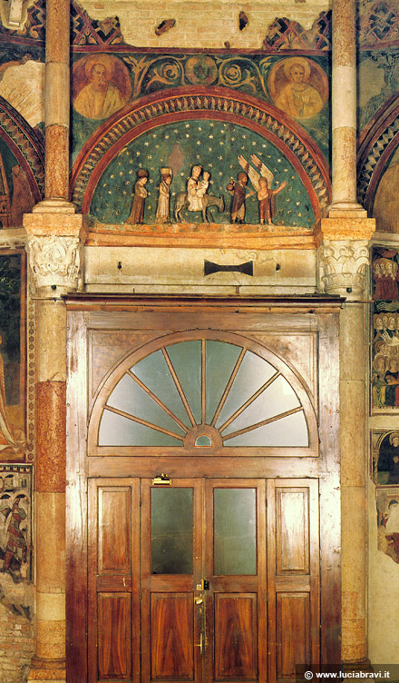 Pitture murali duecentesche - Battistero di Parma