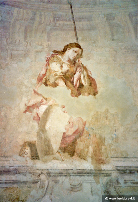 Alcova - opere a buon fresco, secolo XVII - Palazzo Farnese Piacenza