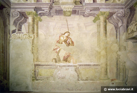 Alcova - opere a buon fresco, secolo XVII - Palazzo Farnese Piacenza